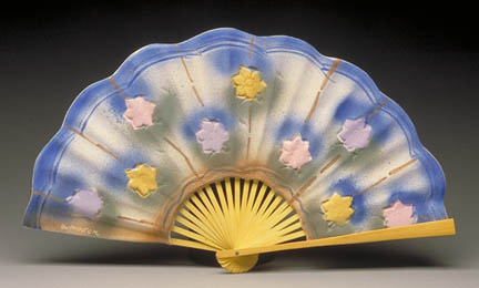 Porcelain Chinese Fan by George Woideck
